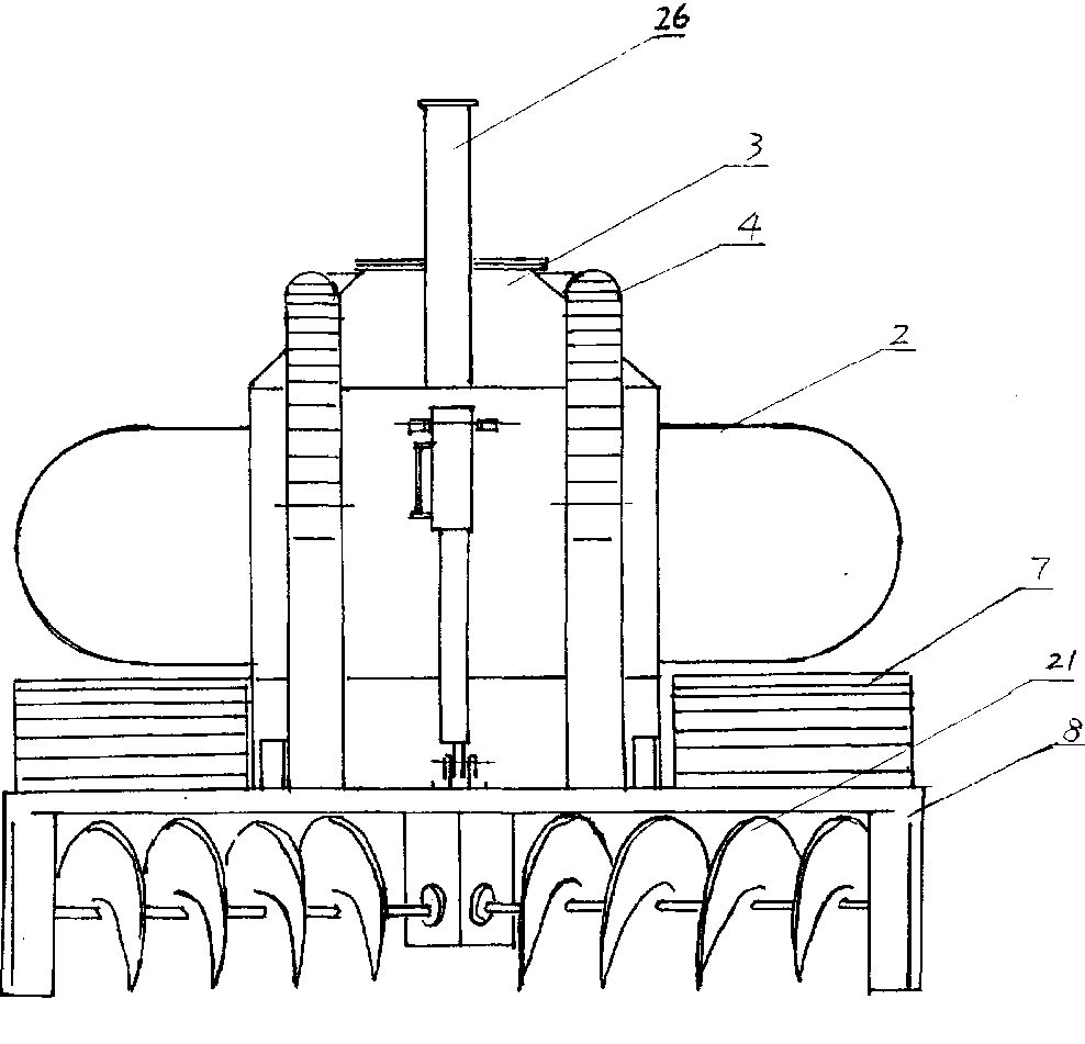 遙控清污車正視圖 遙控清污車正視圖