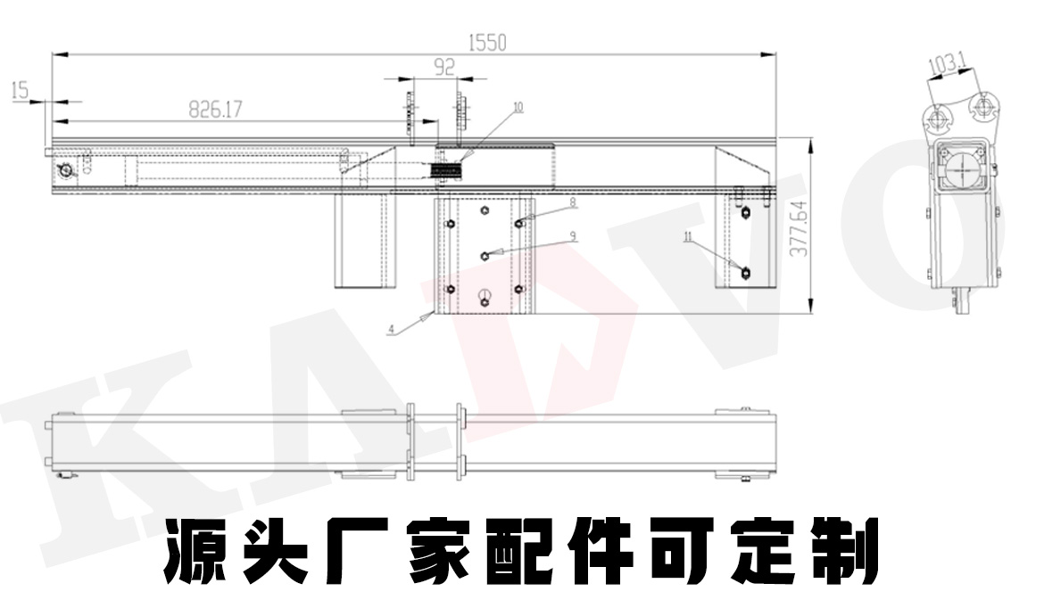 挖掘機劈柴機參數(shù)圖
