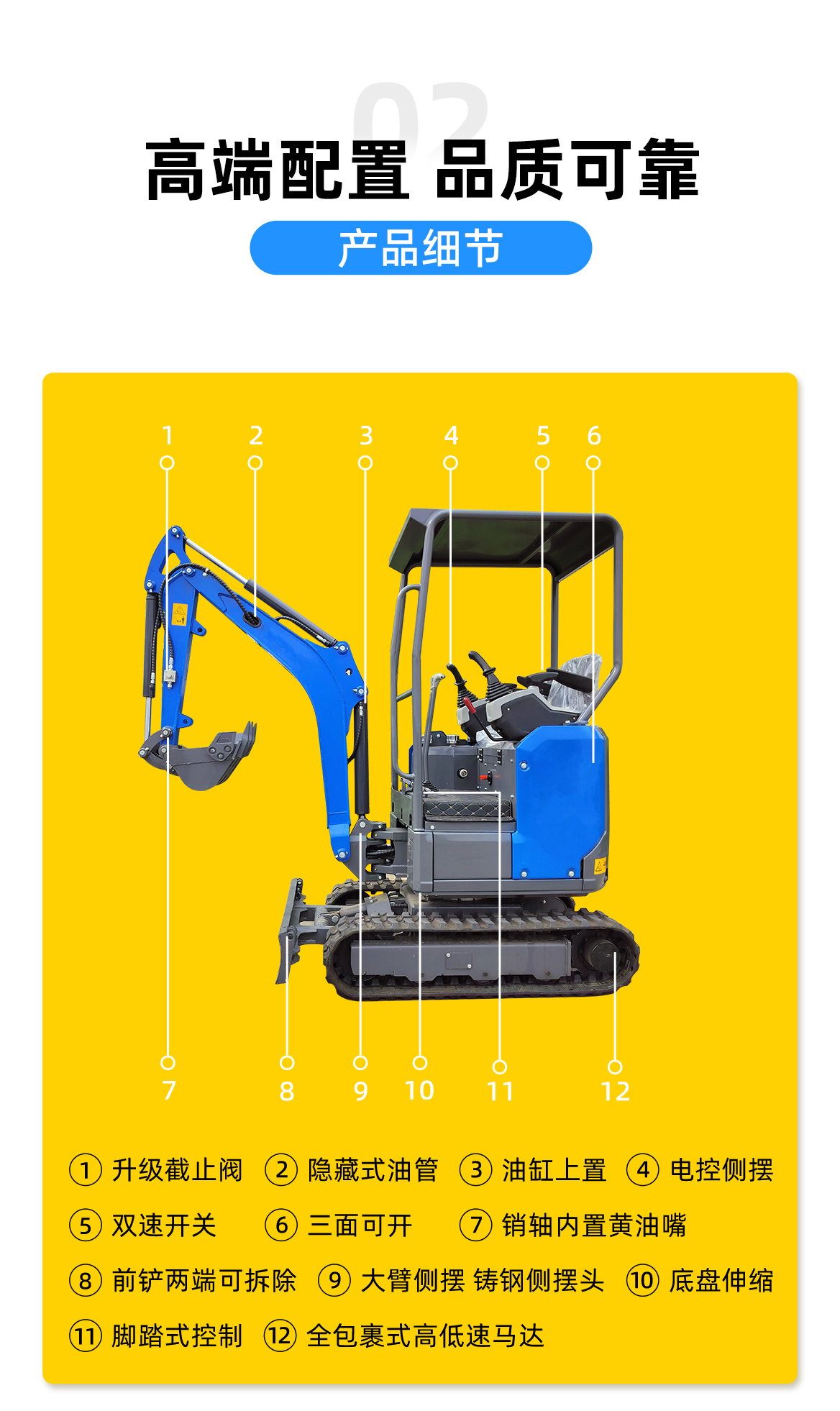 Mini Excavator-KV16 小型挖掘機-KV16